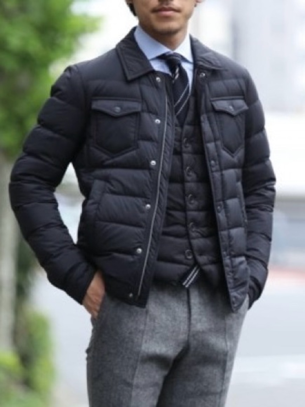 Herno Legend Men’s Down Filled Jacket in Midnight Blue, UK Size 50— NWOT